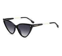 Dsquared2 Mujer Dsquared2 D2 0134/S 807/9O Gafas de sol Acetato Negro Gris Cat Eye Sombreado