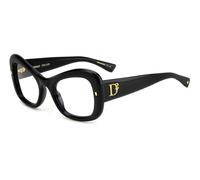 Dsquared2 Mujer Dsquared2 D2 0138 807 Monturas ópticas Acetato Negro Mariposa