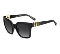 Dsquared2 Mujer Dsquared2 D2 0207/S 807/9O Gafas de sol Acetato Negro Gris Cat Eye Normal Matizado