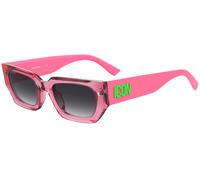 Dsquared2 Mujer Dsquared2 ICON 0017/S 67T/9O Gafas de sol Acetato Rosa Gris Cuadrada Sombreado