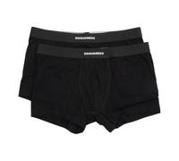 Dsquared2 - Pack de 2 bóxers lisos - Underwear - Hombre - Negro - S -