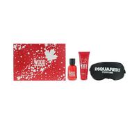 Dsquared2 Red Wood 3 Piece Gift Set: EDT 50ml - Shower Gel 50ml - Ni For Women