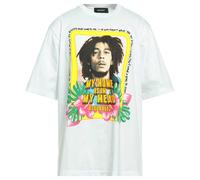 Dsquared2 Skater Fit Home Is In My Head Logo White T-Shirt