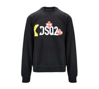 Dsquared2 - Sudadera de Hombre con Detalles de Estilo Pac-Man - Sweatshirts & Hoodies - Hombre - Negro - XL -