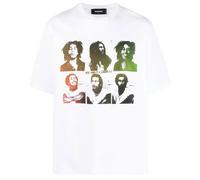 Dsquared2 X Bob Marley Skater Fit White T-Shirt