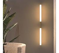DSQUOBLLM Long Led Modern Simplicity 9W 12W 39CM 49CM 110V 220V Sala de estar Mesita noche Dormitorio Escaleras Luz tubo pasillo, lámpara pared moderna(Warm(2700-3500K),49CM 12W)