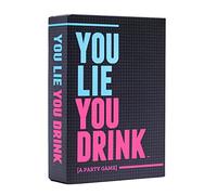 DSS Games Lie You Drink Beber para Personas a Las Que Les Gusta mentir [Un Juego de Fiesta], Unisex, Rosa, S