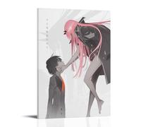 DSSCXYZM Darling in The Franxx - Póster de anime clásico de acción de anime, arte de pared, pintura decorativa para dormitorio, pósteres de 30 x 45 cm, estilo marco