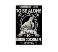 DSSCXYZM Eddie Cochran - Lienzo decorativo para pared, diseño de bandas legendarias y cantantes pop, 60 x 90 cm, estilo sin marco