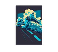 DSSCXYZM Lupin The 3rd Classic Anime Action - Lienzo decorativo para pared, pintura decorativa para dormitorio, 60 x 90 cm, estilo sin marco