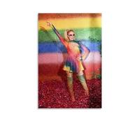 DSSCXYZM Paris Hilton - Póster decorativo de bandas legendarias y cantantes pop para pared, pintura decorativa para dormitorio, 60 x 90 cm, estilo sin marco