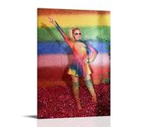 DSSCXYZM Paris Hilton - Póster decorativo de bandas legendarias y cantantes pop para pared, pintura decorativa para dormitorio, 20 x 30 cm, estilo marco