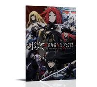 DSSCXYZM The Eminence in Shadow - Póster de anime clásico de acción de anime para pared, pintura decorativa para dormitorio, 60 x 90 cm, estilo marco