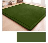 DSSHENGDS Alfombra de Sala de Alfombra Suave Lavable Moderna, Antideslizante.Manta de Juegos Alfombra Yoga,Ejercicio y Gateo De Terciopelo Coral Grueso Moderna 2cm-L- 100 * 200cm