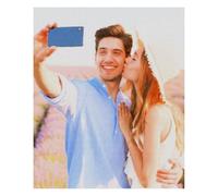 DSSHENGDS Pintura Diamante Foto Personalizada para,Pintura de Diamantes Personalizada 5D,Adultos Pintura Diamante Personalizados,Personalizada Decoración De La Pared del Hogar -A- 40 * 40CM