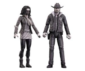 Dst walking dead comic series: figuras de acción de rick grimes y mic