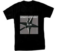 Dstarbbk Automatic for The People Various Casual Comfort Short Sleeve Men's T Shirt Black L