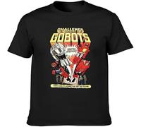 Dstarbbk Challenge of The Gobots V1 Poster 1984 Unisex T Shirt Mens Tops Casual Tees Black 3XL