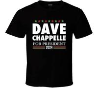 Dstarbbk Custom Tshirt Dave Chappelle for Men T- Shirt Black 3XL