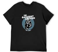 Dstarbbk Gaslight Anthem Boxing GlovesCasual Round Neck T Shirt Black M