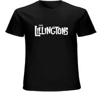 Dstarbbk Lillingtons-Logo Punk Custom Tees Men Short Sleeve T Shirt Black S