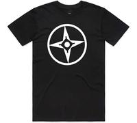 Dstarbbk Mens T Shirt Circle Stone Tshirt Short Sleeve Novelty Tops Black L