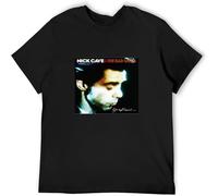 Dstarbbk Nick Cave & The Bad Seeds Your Funeral My Trial T Shirt Graphic Unisex Black 3XL