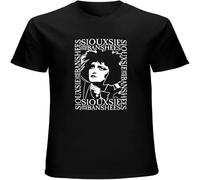 Dstarbbk Siouxsie and The Banshees Shirt London Music T ShirtCasual Round Neck Black 3XL