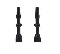Dstarymnix 2 Piezas válvula tubeless Presta Bicicleta 44 mm, aleación Ligera Valvulas MTB tubeless, Compatible con MTB, Carretera, Gravel, e-Bike Válvula para Tubeless fácil instalación y Uso