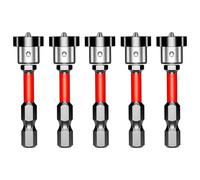 Dstarymnix puntas pladur PH2 punta destornillador 50 mm vástago hexagonal 1/4 para atornillador taladro placa yeso cartón yeso portapuntas acero S2 5 piezas