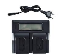 DSTE 1.5A Rápido Cargar Doble Batería Cargador Compatible con Panasonic DMW-BLJ31,DMW-BLJ31e,LUMIX DC-S1,LUMIX DC-S1R,LUMIX DC-S1H,DMW-BGS1R