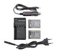 DSTE（2 Pack） BLN-1 Batería + Cargador Compatible para Olympus E-M1 E-M5 OM-D Pen E-P5 Mark II