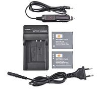 DSTE 2-Pack DB-110 Batería + Cargador Compatible para Ricoh GR III, WG-6, G900, G900SE