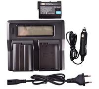 DSTE® 2-Pack EN-EL15 ENEL15 Repuesto Batería + LCD Cargador Doble Canal Compatible para Nikon D7200, D7100, D750, D600, D810, D750, D800E, D810A, D800