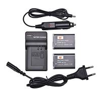 DSTE (2 Paquetes) NB-12L de Repuesto + DC161E Cargador para Canon PowerShot N100 PowerShot G1 X Mark II