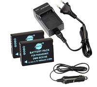 DSTE 2-Pieza DMW-BCG10 Batería y Cargador Compatible para Pancomoonic DMC-ZS5 DMC-ZS6 DMC-ZS7 DMC-ZS8 DMC-ZS10 DMC-ZS15 DMC-ZS20