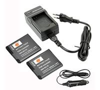 DSTE 2-Pieza DMW-BCL7 DMW-BCL7E Batería y Cargador Compatible para Panasonic Lumix DMC-F5 DMC-FH10 DMC-FS50 DMC-SZ3 DMC-SZ3GK DMC-SZ9 DMC-XS1 DMC-XS3 Cámara