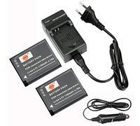 DSTE 2-Pieza DMW-BCN10 DMW-BCN10E Batería y DC146E Viaje Cargador Compatible para Panasonic Lumix DMC-LF1 DMC-LF1K DMC-LF1W