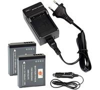 DSTE 2-Pieza DMW-BLH7 DMW-BLH7E Batería y Cargador Compatible para Panasonic DMC-GM1 DMC-GM1D DMC-GM1K DMC-GM1KW DMC-GM1S DMC-GM1W DMC-GF7K