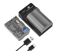 DSTE 2-Pieza EN-EL3E Batería y Cargador Compatible para Nikon D30 D50 D70 D80 D90 D100 D200 D300