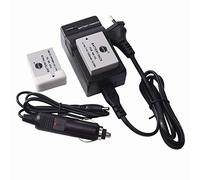 DSTE 2-Pieza NB-10L NB10L Batería y Cargador Compatible para Canon PowerShot G1 X G3 X G15 G16 SX40 HS SX50 HSSX60 HS