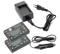 DSTE 2-Pieza NP-120 Batería y Cargador Kit para Fujifilm FinePix 603, FinePix F10, FinePix F10 Zoom, FinePix F11, FinePix F11 Zoom, FinePix M603, FinePix M603 Zoom