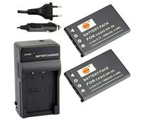 DSTE 2-Pieza NP-20 Repuesto Batería y DC75E Viaje Cargador Compatible para Casio Exilim EX-Z4 EX-Z5 EX-Z6 EX-Z7 EX-Z8 EX-Z11 EX-Z60 EX-Z65 EX-Z70 EX-Z75 EX-Z77 EX-M1 EX-M2 EX-M20 EX-S1 EX-S2 EX-S3