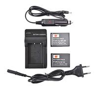 DSTE 2-Pieza NP-85 Repuesto Batería y Cargador Compatible para Fujifilm FinePix SL240 SL245 SL260 SL280 SL300 SL305 SL1000