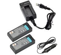 DSTE 2-Pieza NP-FC10 Batería y Cargador para Sony Cyber-Shot DSC-F77 DSC-P2 DSC-P3 DSC-P5