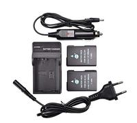 DSTE 2-Pieza Recargable Batería y DC111E Viaje Cargador kit para Nikon EN-EL14 EN-EL14A DF D3100 D3200 D3300 D5100 D5200 D5300 D5500 P7000 P7100 P7200 P7700 P7800
