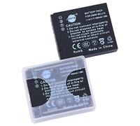 DSTE 2-Pieza Repuesto Batería para DMW-BCJ13E DMW-BCJ13PP Lumix DMC-LX5 DMC-LX5GK DMC-LX5K DMC-LX5W DMC-LX55 DMC-LX7 DMC-LX7GK DMC-LX7K DMC-LX7W Leica D-LUX5 D-LUX6 Camera