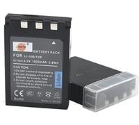 DSTE 2-Pieza Recambio Batería para Olympus LI-10B C-50 C-60 C-70 C-470 C-760 C-765 C-770 C-5000 C-7000 D-590 X-1 X-2 X-3 X-500 FE-200 IR-500 Stylus 300 4 00 41 0 500 600 800 810 1000
