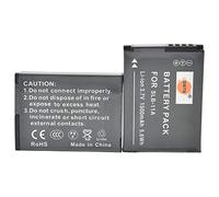 DSTE 2-Pieza Repuesto Batería para Samsung SLB-11A WB600 WB650 WB700 WB1000 WB2000 CL65 CL80 EX1 HZ25W HZ30W HZ35W HZ50W ST1000 ST5000 ST5500 TL240 TL320 TL350 TL500 Digital Camera