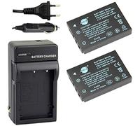 DSTE 2-Pieza Repuesto Batería y DC29E Viaje Cargador kit para KODAK KLIC-5001 EcomoyShare P880 Z730 Z7590 Z760 DX6490 Z760 Zoom DX7440 Zoom DX7590 Zoom DX7630 Z7590 Zoom P850 DX7440 Z730